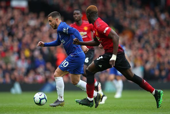 Hazard was a constant threat that United needed to be wary of, despite not getting on the scoresheet