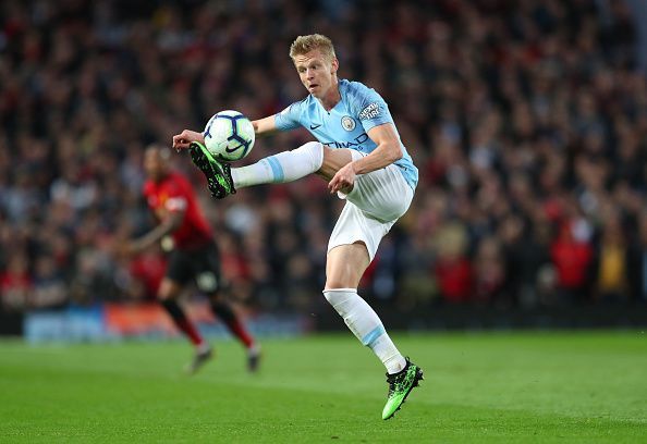 Manchester City&#039;s Zinchenko has been effective in his new role as left back.