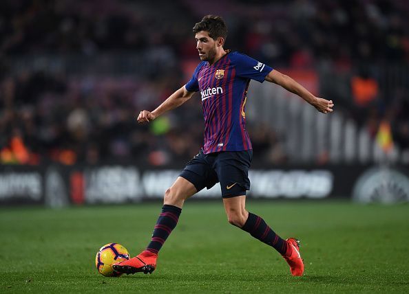 Sergi Roberto has featured in the right-back position along with Nelson Semedo
