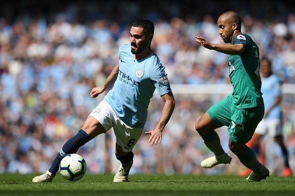 City&#039;s midfield - including Ilkay Gundogan - kept Tottenham at bay by dominating possession