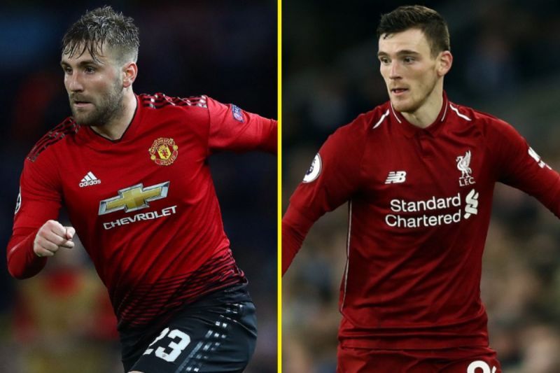 Luke Shaw and Andy Robertson