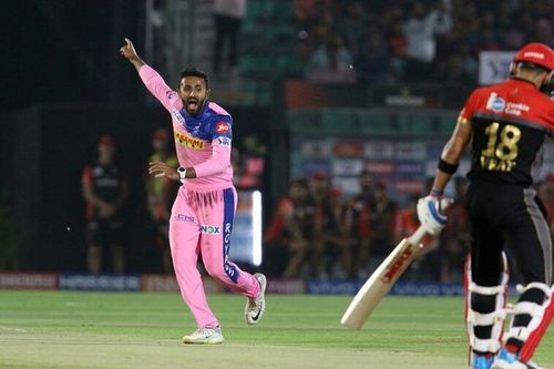 Shreyas Gopal's fine bowling efforts helped Rajasthan Royals notch up their first win in IPL 2019.