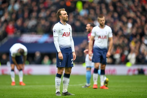 Tottenham suffered their first loss at their new stadium today at the hands of West Ham