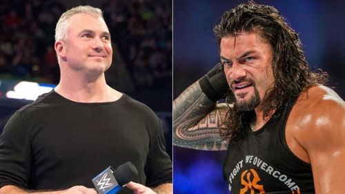 Shane McMahon attacked Roman Reigns with Elias