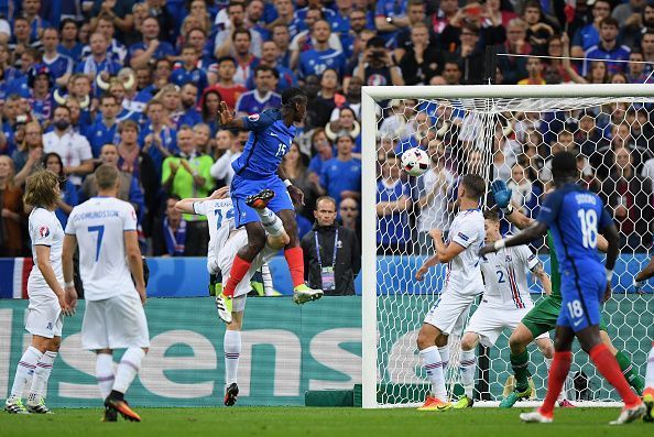 Pogba scoring stunning headers at Real Madrid could be a huge possibility