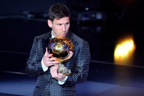 Messi at the FIFA Ballon d&#039;Or Gala 2012