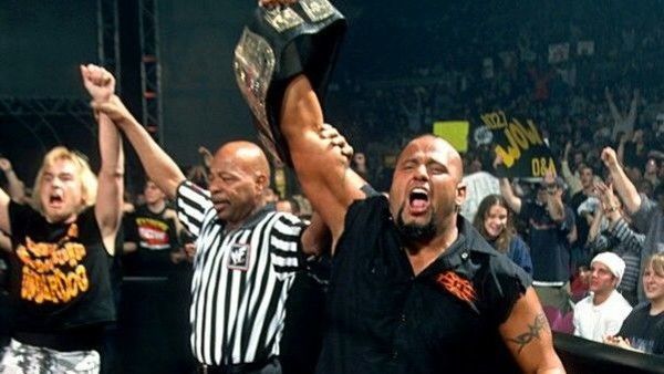 The pair of ECW alum defeated Bubba and D-Von Dudley for the gold.