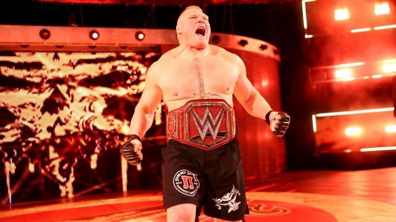 Brock Lesnar in action