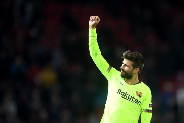 Pique was sensational at the back for Barcelona