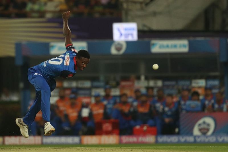 Kagiso Rabada, leading wicket-taker for Delhi Capitals so far. (Image courtesy: BCCI/iplt20.com)