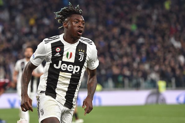 Moise Kean has been in superb form for Juventus this season.