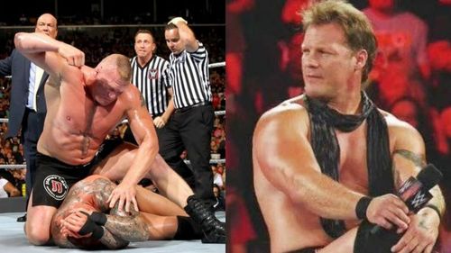 Lesnar's match with Randy Orton almost sparked a huge backstage fight with Chris Jericho in 2016.