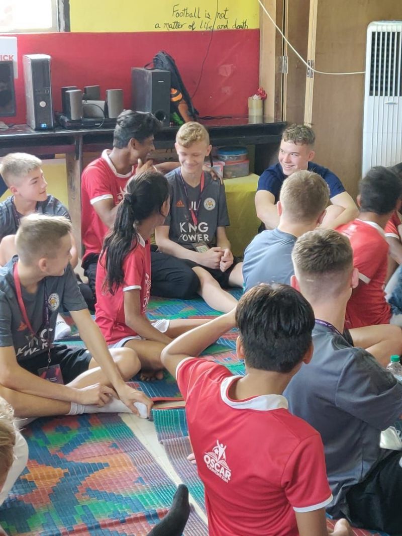 OSCAR Foundation Young Leaders, GISB Students and Premier League Youth teams get to know each other personally