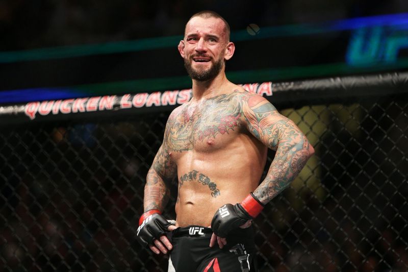 CM Punk during his UFC Welterweight division fight.