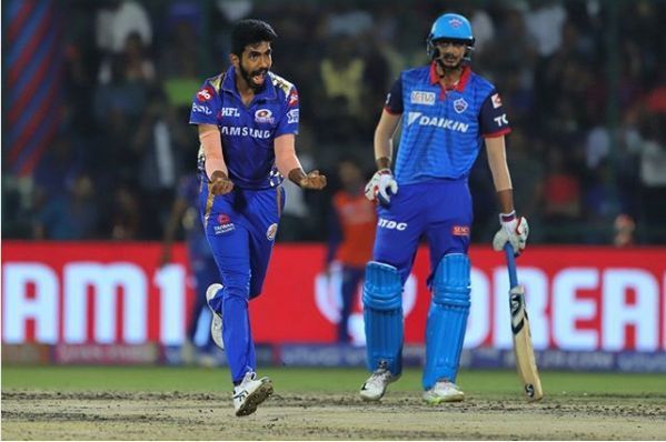 Jasprit Bumrah was lethal with his pace (Image courtesy: IPLT20/BCCI)