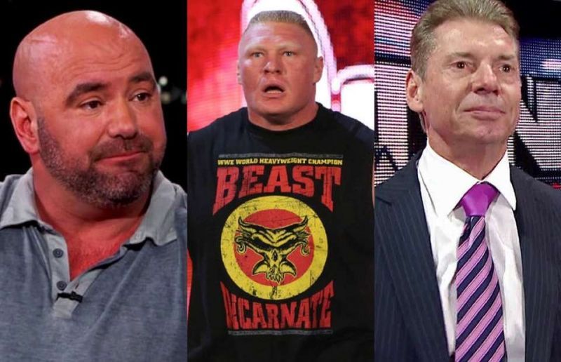 White, Lesnar, and Vince