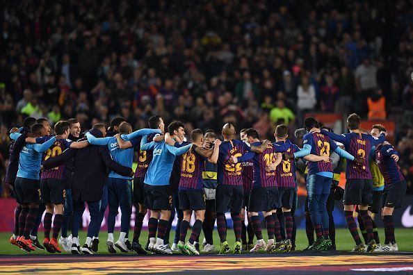 Barcelona have won the La Liga, and will be looking to achieve a UEFA victory in the coming weeks.
