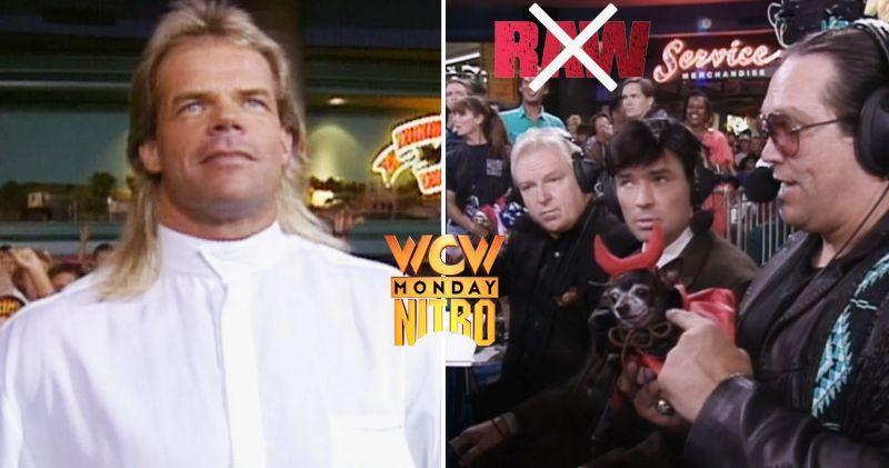 Luger swerved WWE and went to WCW!