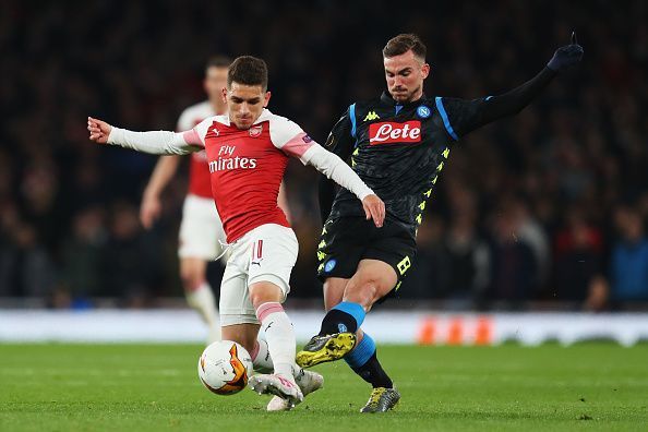 Torreira excelled against Napoli on Thursday, as he has done often in midfield for Arsenal this season