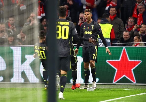 The Portuguese scored a vital away goal for Juventus in the encounter