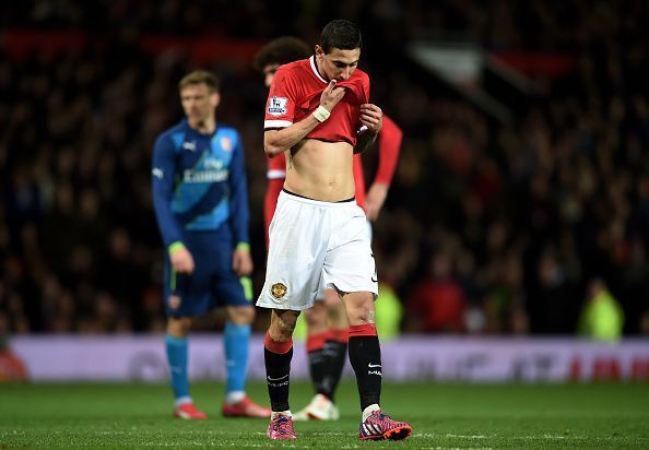 &Atilde;ngel di Mar&Atilde;&shy;a failed miserably at Manchester United