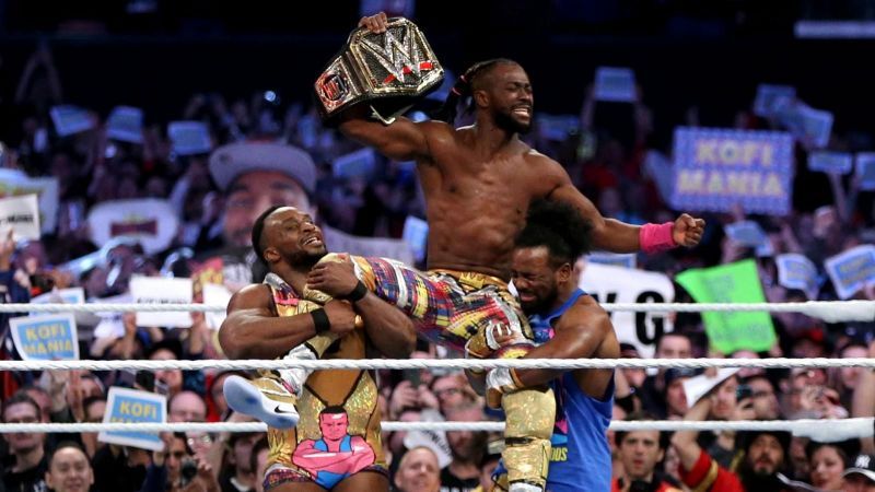 Kofi Kingston with the title belt
