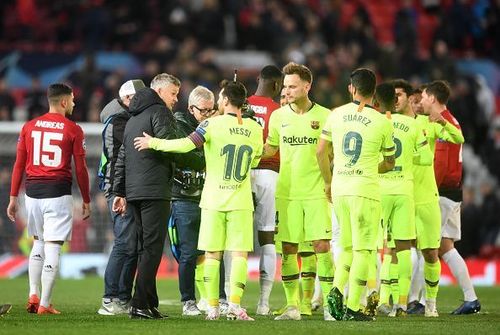 Barcelona earned a 1-goal advantage against Manchester United at Old Trafford