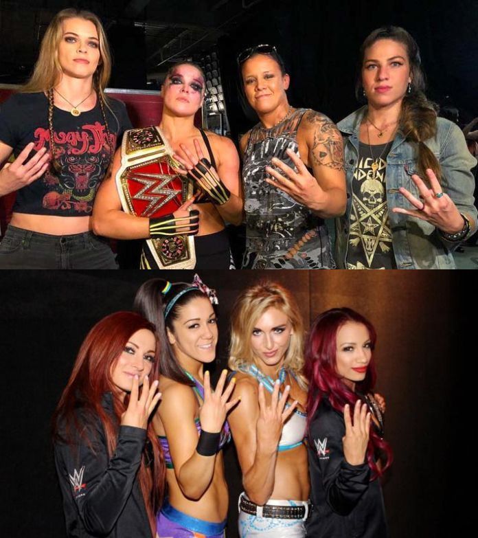 WWE WrestleMania 36: 4 Horsewomen vs 4 Horsewomen