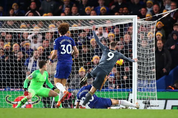 Vardy scored the winning goal against Chelsea at Stamford, back in December