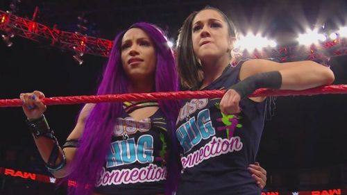 Sasha Banks and Bayley