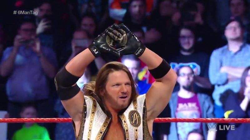 AJ Styles showed up on RAW!