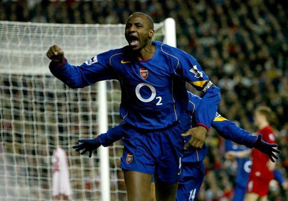 Vieira captained Arsenal in their Invinci