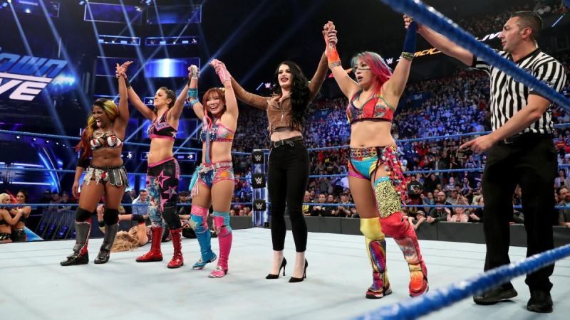 Kairi Sane, Ember Moon and Bayley are just some of the SmackDown Live recruits.