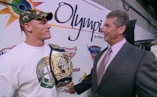 John Cena and Vince McMahon