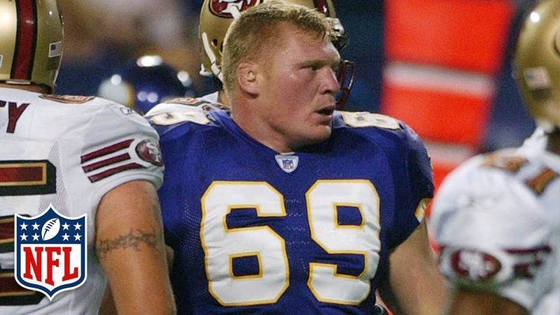 brock lesnar football career