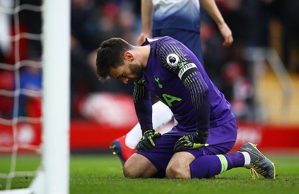 A crestfallen Hugo Lloris