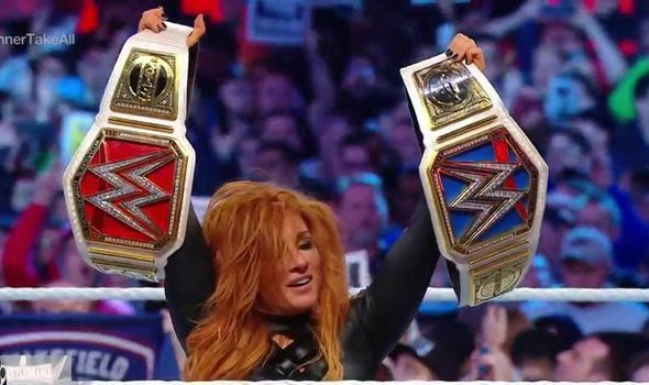 Becky Lynch won the main event of WrestleMania 35