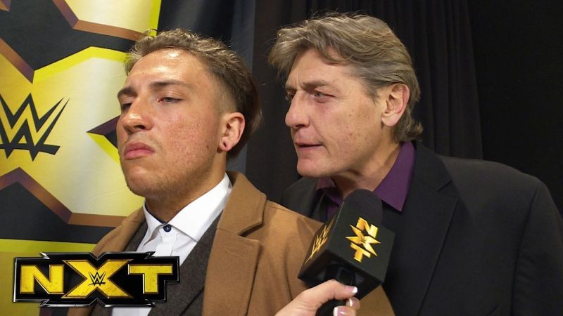 William Regal (Right) acting as General Manager