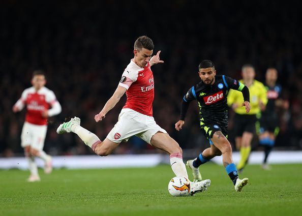 Arsenal v S.S.C. Napoli - UEFA Europa League Quarter Final: First Leg