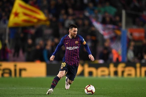 FC Barcelona&#039;s number one man, Lionel Messi.