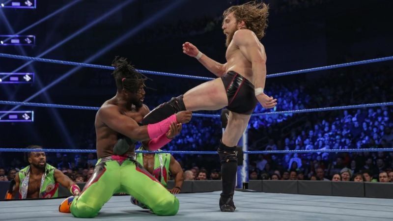 Daniel Bryan and Kofi Kingston in action on SmackDown