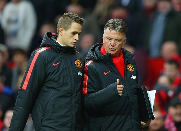 Adnan Januzaj with Louis van Gaal