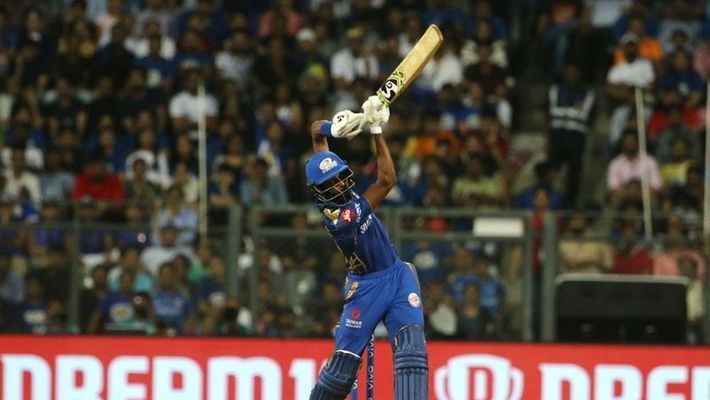 Hardik Pandya&#039;s strong forarms contribute to his batting immensely (Picture courtesy: iplt20.com)