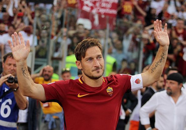 Totti spent his whole career with R