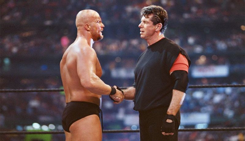 Austin joined forces with Mr McMahon in 2001!