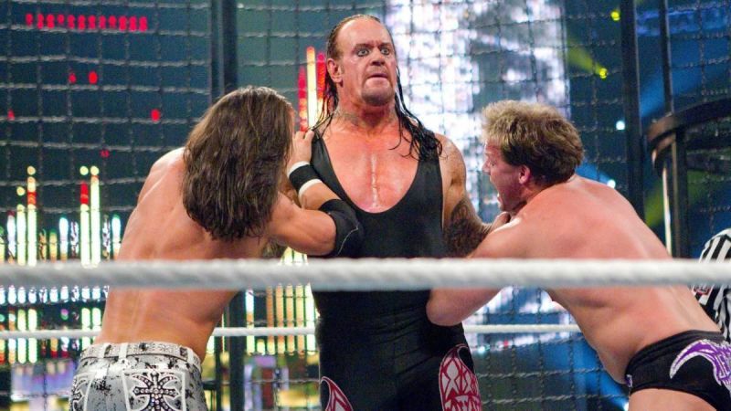 The Undertaker competed in the 2010 Chamber match despite being burned earlier.