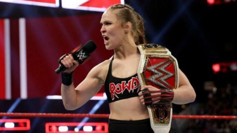 Ronda Rousey joined WWE in 2018