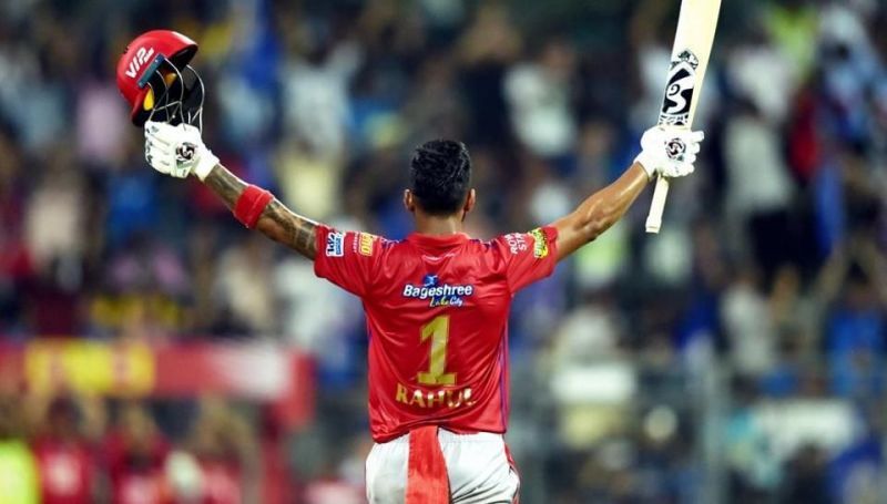 KL Rahul hits his first century in the IPL