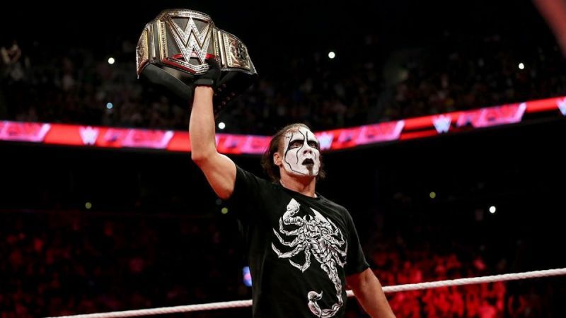 Sting joined WWE in November 2014 but had just a handful of matches before retiring.