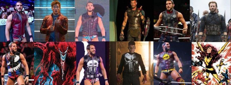 Johnny Gargano&#039;s Marvel-inspired ring-gear